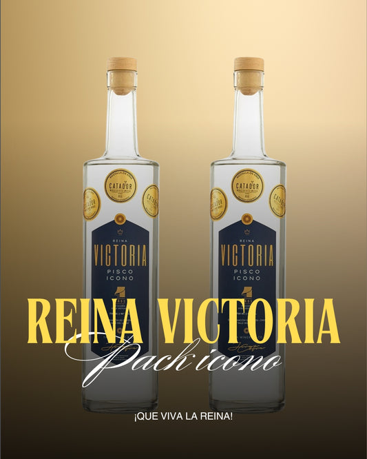 PACK PISCOS REINA VICTORIA ÍCONO